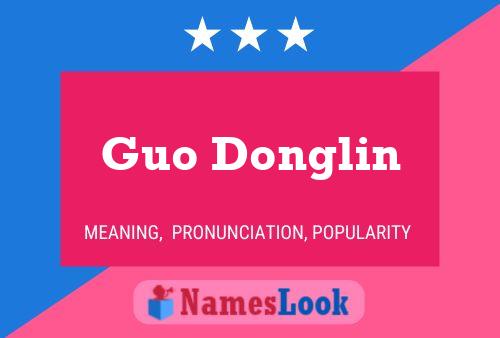 Guo Donglin Name Poster