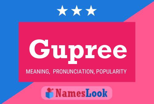 Gupree Name Poster