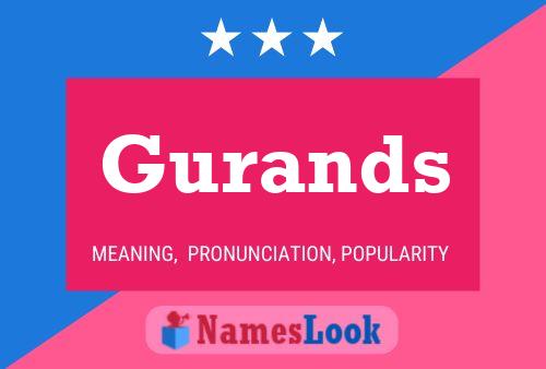 Gurands Name Poster