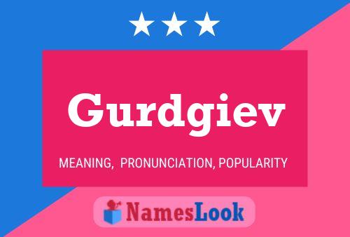 Gurdgiev Name Poster