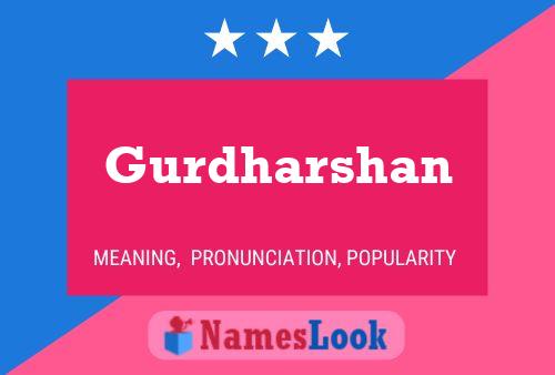 Gurdharshan Name Poster