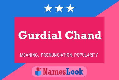 Gurdial Chand Name Poster