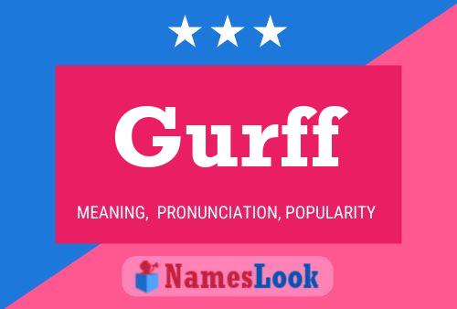 Gurff Name Poster