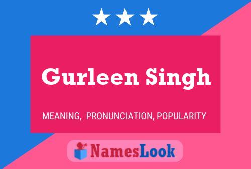 Gurleen Singh Name Poster