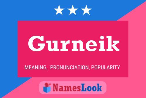 Gurneik Name Poster