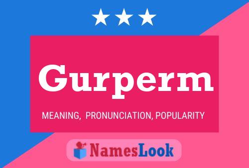 Gurperm Name Poster