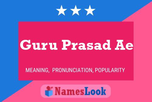 Guru Prasad Ae Name Poster