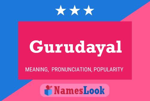 Gurudayal Name Poster