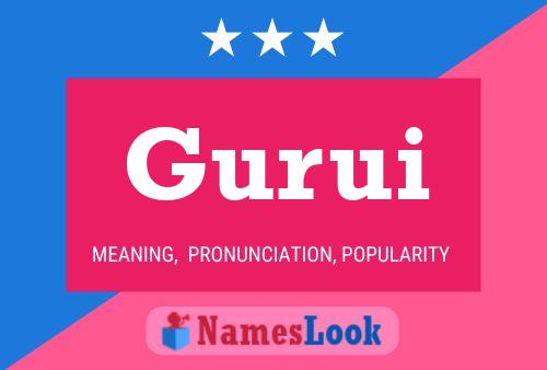 Gurui Name Poster