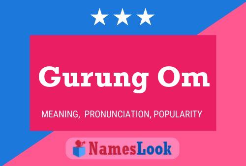 Gurung Om Name Poster