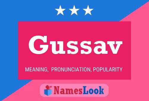 Gussav Name Poster