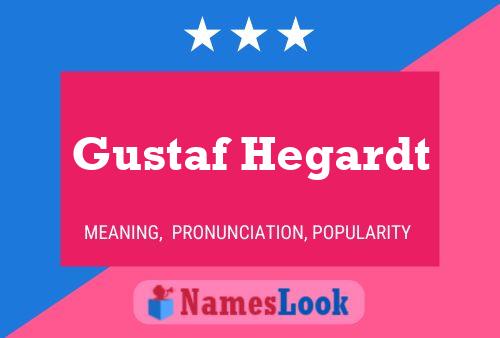 Gustaf Hegardt Name Poster