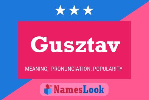 Gusztav Name Poster