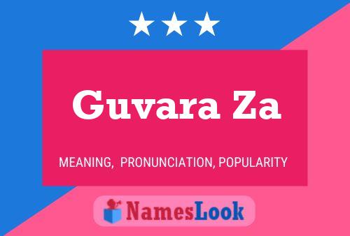 Guvara Za Name Poster