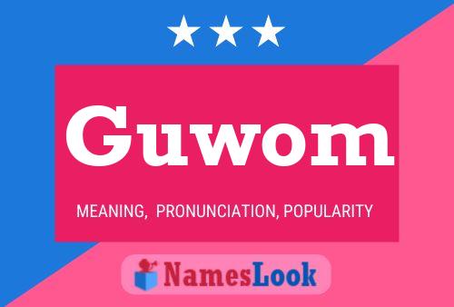 Guwom Name Poster