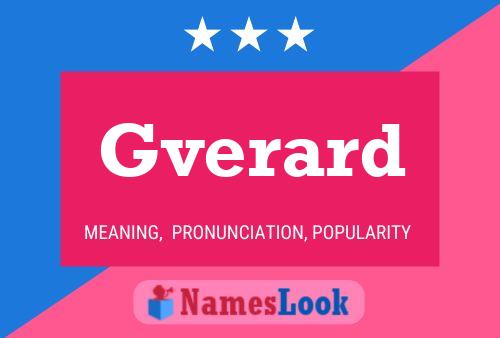 Gverard Name Poster