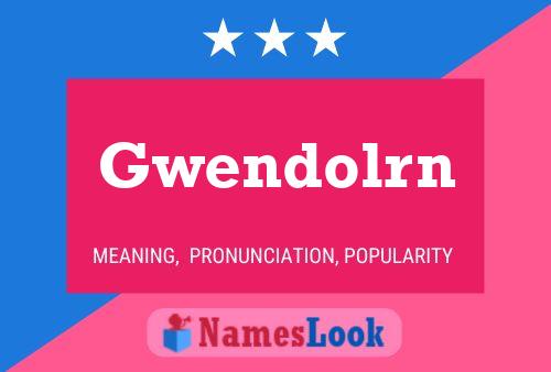 Gwendolrn Name Poster