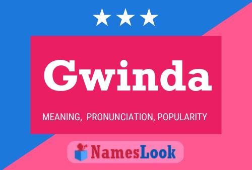 Gwinda Name Poster