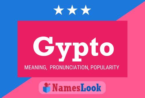 Gypto Name Poster