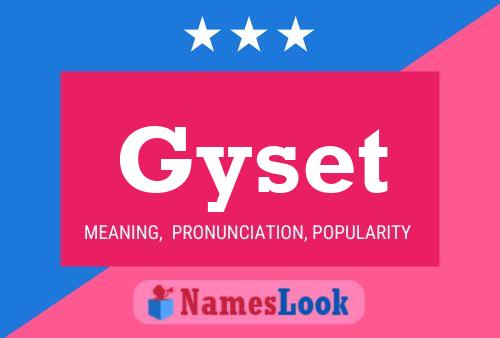 Gyset Name Poster