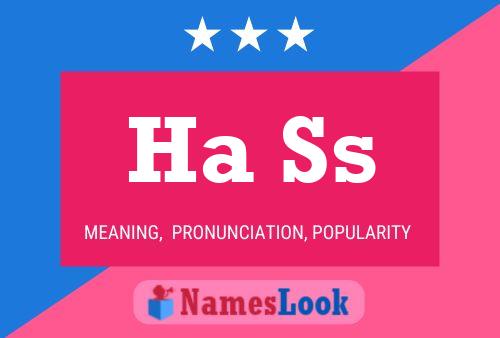 Ha Ss Name Poster