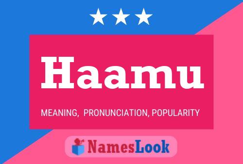 Haamu Name Poster