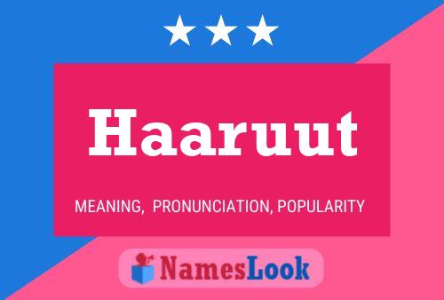 Haaruut Name Poster