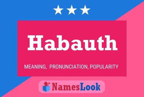 Habauth Name Poster