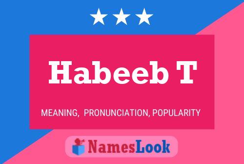 Habeeb T Name Poster