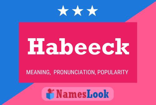 Habeeck Name Poster