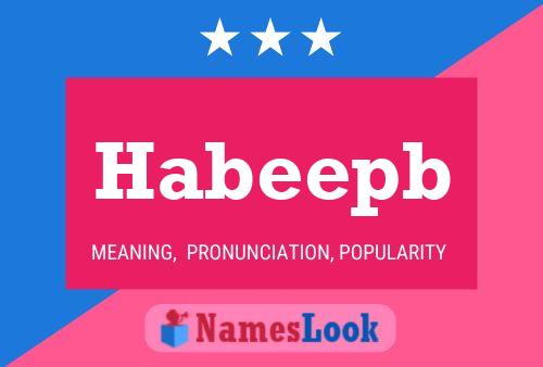 Habeepb Name Poster