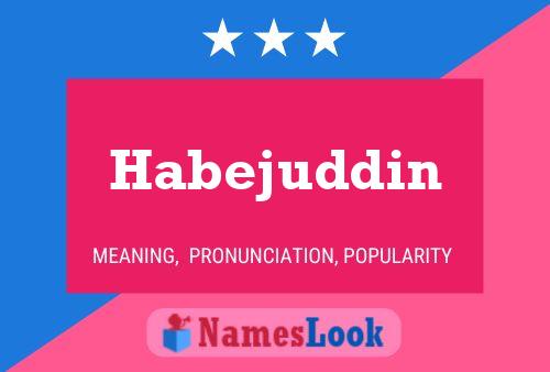 Habejuddin Name Poster