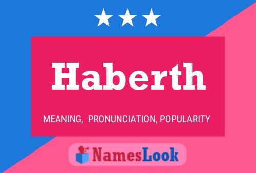 Haberth Name Poster