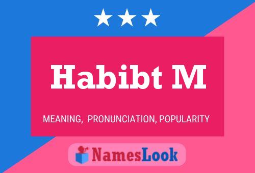 Habibt M Name Poster