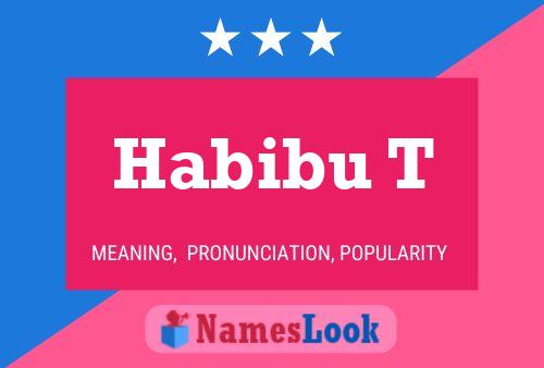 Habibu T Name Poster