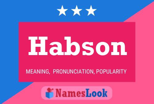 Habson Name Poster