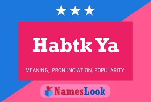 Habtk Ya Name Poster