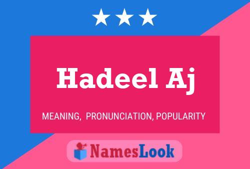 Hadeel Aj Name Poster