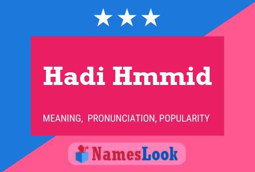 Hadi Hmmid Name Poster