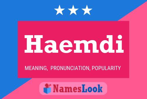 Haemdi Name Poster