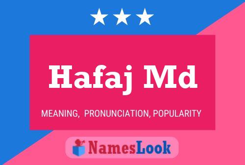 Hafaj Md Name Poster