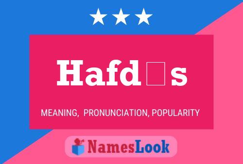 Hafdís Name Poster