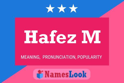 Hafez M Name Poster