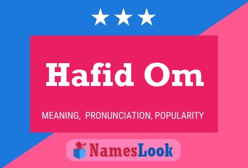 Hafid Om Name Poster