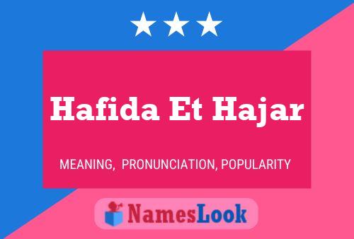 Hafida Et Hajar Name Poster