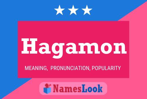 Hagamon Name Poster