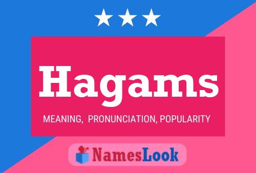 Hagams Name Poster