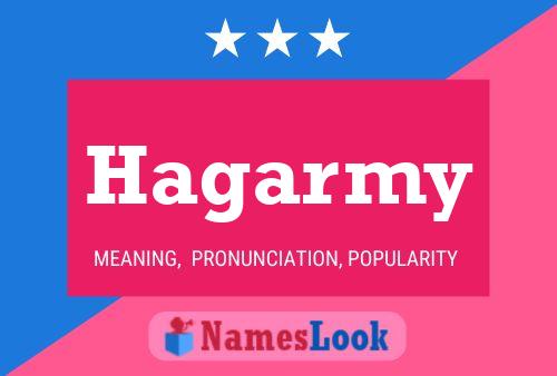 Hagarmy Name Poster