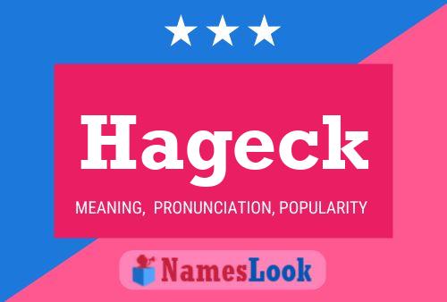 Hageck Name Poster