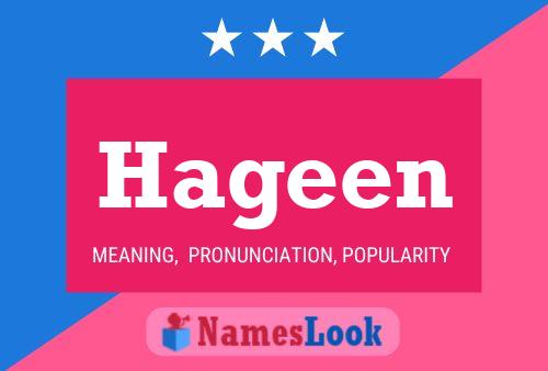 Hageen Name Poster